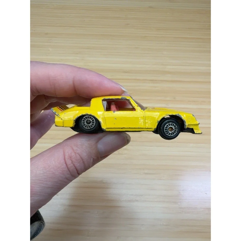 Vintage Zee Toys Zylmex D92 Camaro Z28 Yellow Goodyear #5 Diecast Car